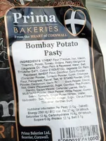 Bombay Potato Pasty