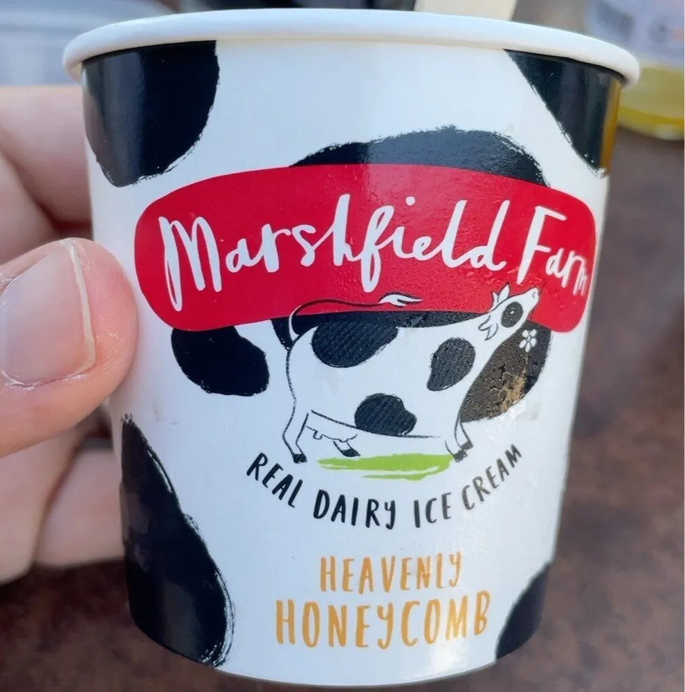 Dairy ice cream Heavenly Honeycomb