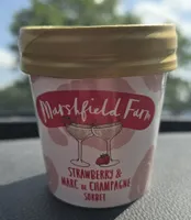 Strawberry & Marc De Champagne Sorbet