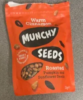 Roasted pumpkin and sunflow seeds