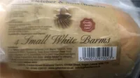 4 small white barns