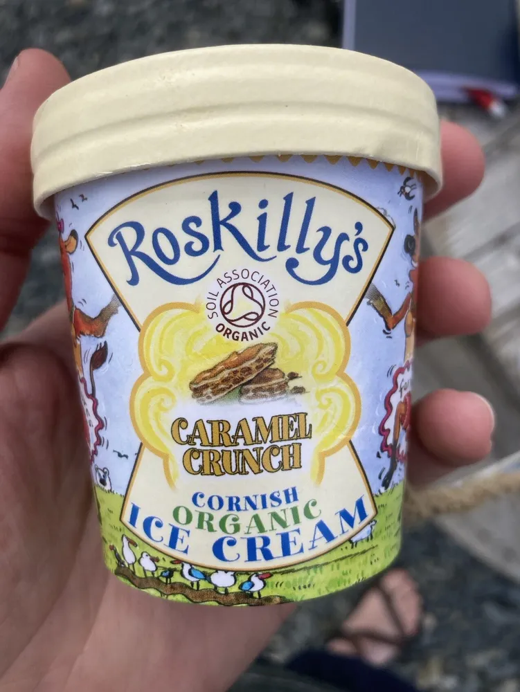 Caramel Crunch Organic Cornish Ice Cream