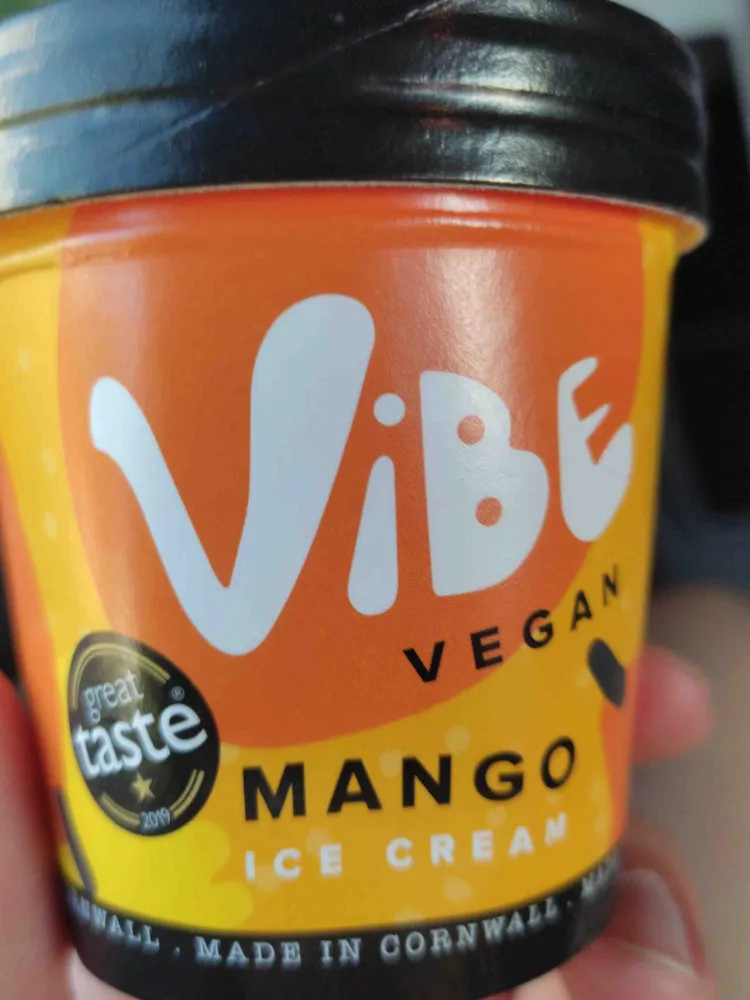 Non-dairy Mango Ice Cream