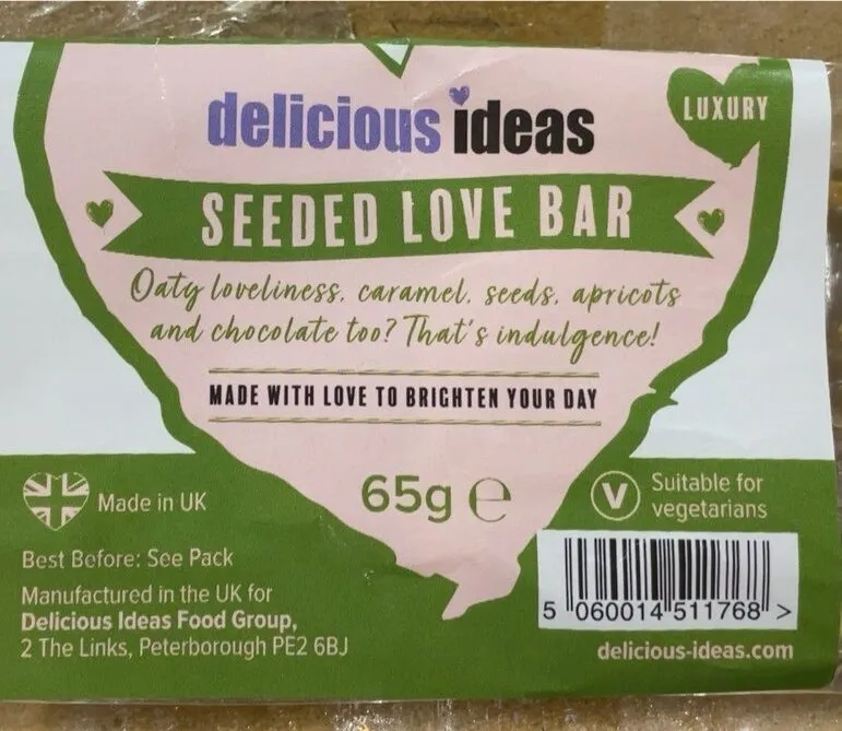 Seeded love bar
