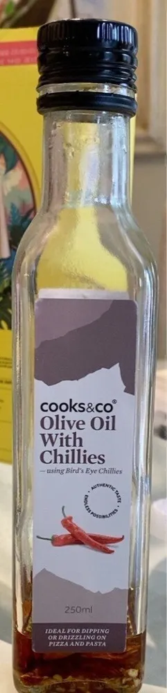 olive oil with chillies