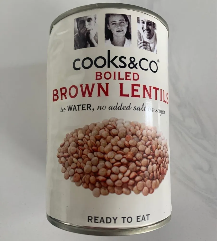 Boiled Brown Lentils
