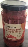 Roasted red pepper strips