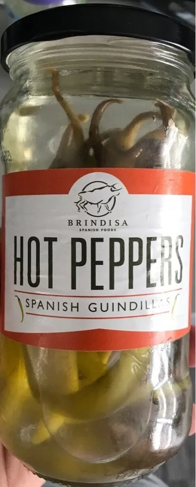 Hot peppers spanish guindillas