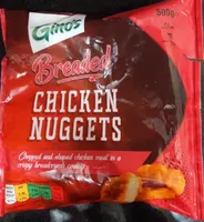 Breaded chicken nuggets