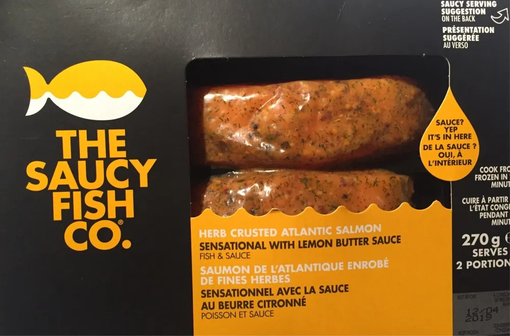 Saumon Atlantique, fines herbes, sauce au beurre citronné