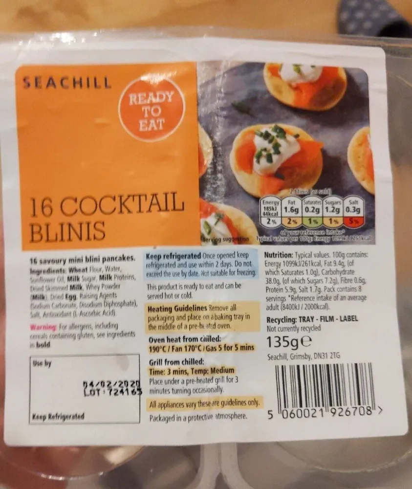 Cocktail Blinis