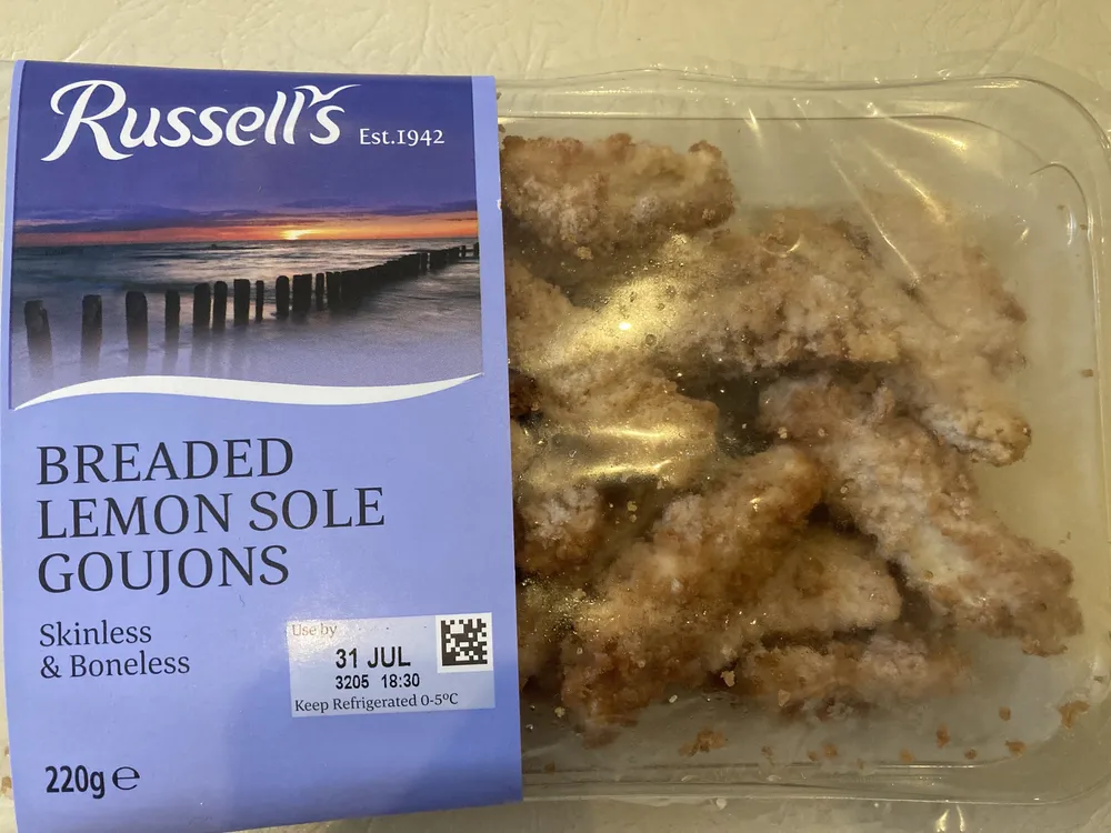 Breaded Lemon Sole Goujons