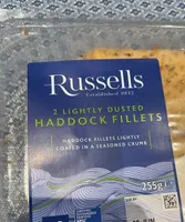 Lightly dusted haddock fillets