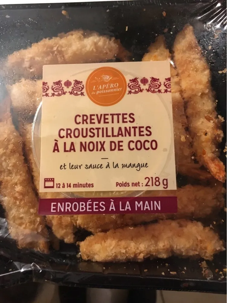 Crevettes croustillantes à la noix de coco