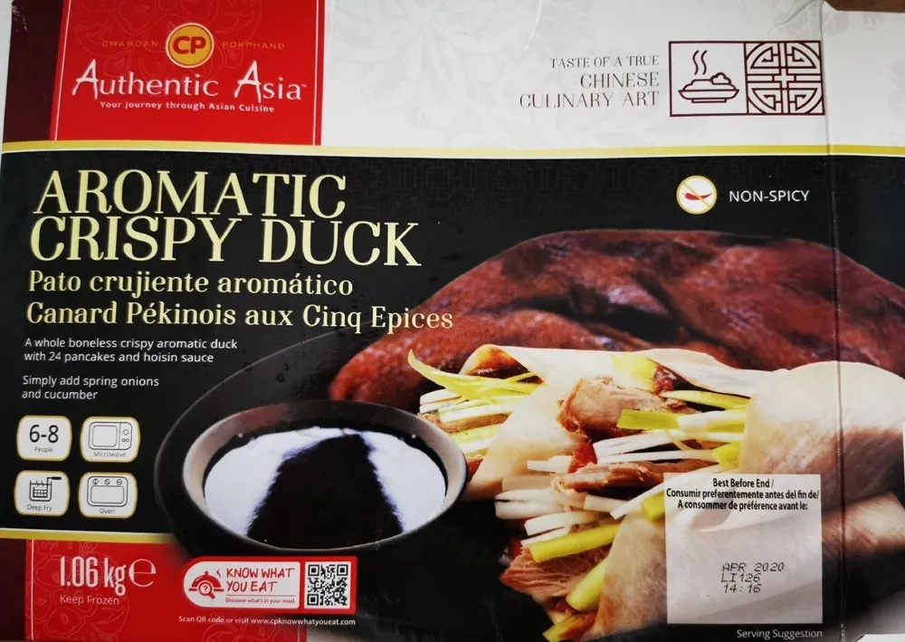 Aromatic crispy duck