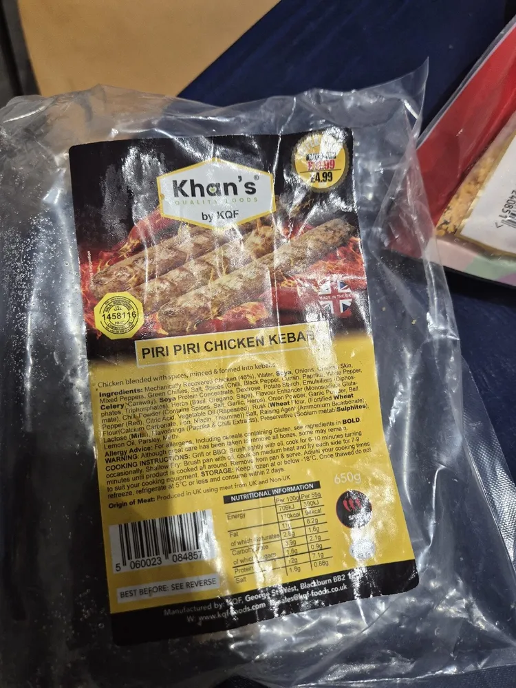 Piri Piri Chicken Kebabs