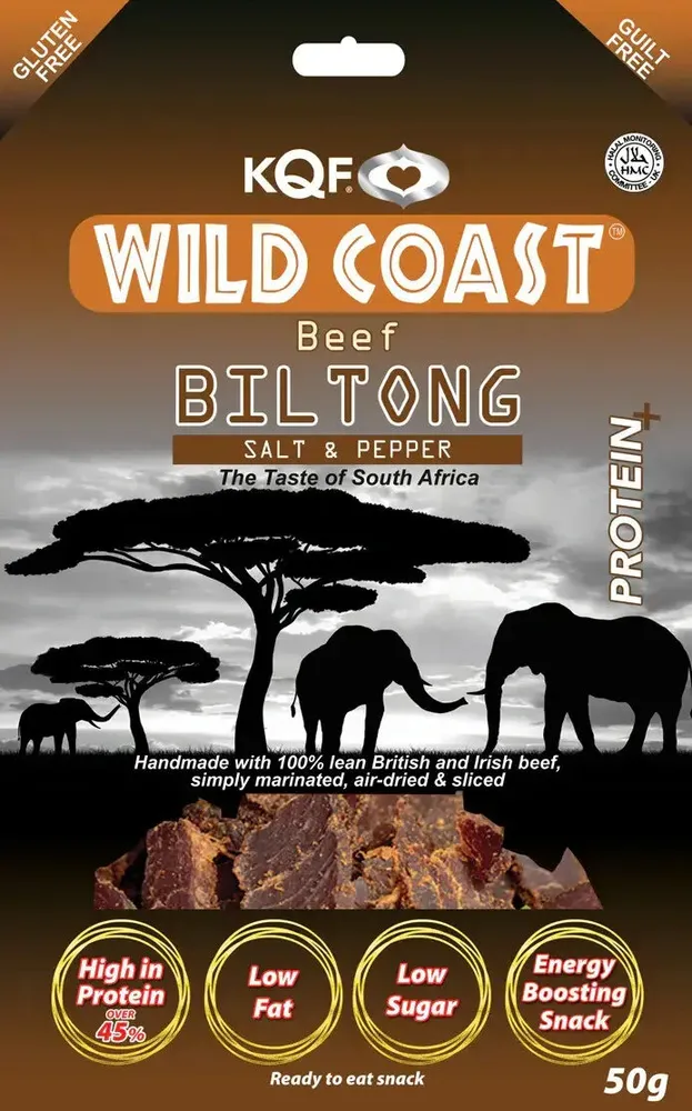 Wild Coast - Beef bil tong - Salt & pepper