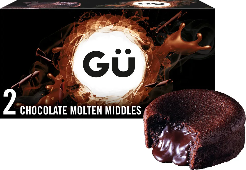 G? Hot Chocolate Molten Middle Desserts (2 x)