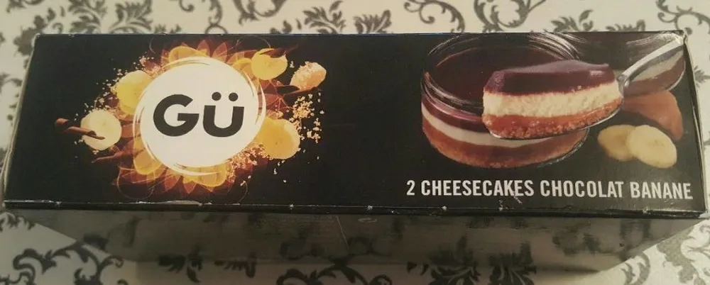 2 cheesecakes chocolat banane