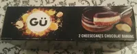 2 cheesecakes chocolat banane