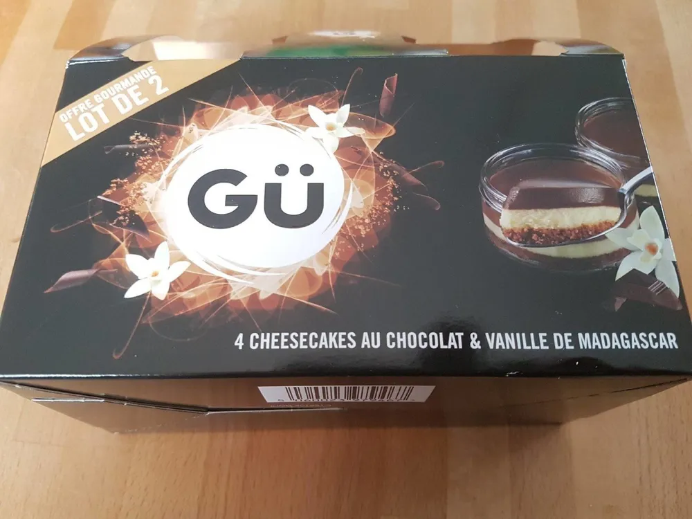 4 cheesecakes au chocolat & vanille de madagascar