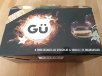 4 cheesecakes au chocolat & vanille de madagascar