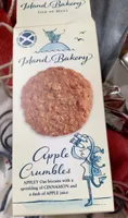 Apple crumbles oat biscuits