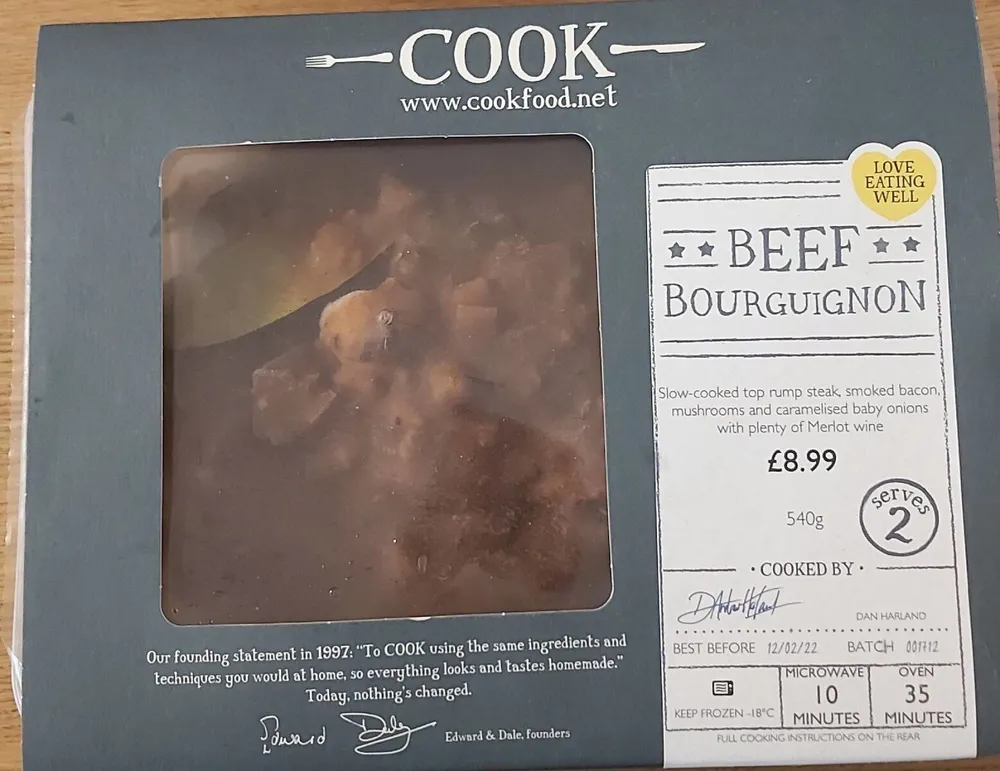 Cook - Beef bourguignon