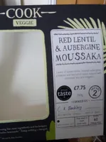 Red Lentil & Aubergine Moussaka