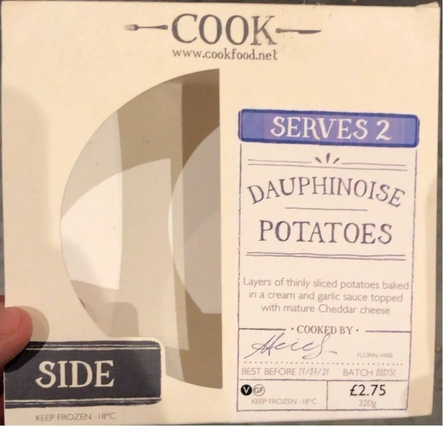 Dauphinoise potatoes