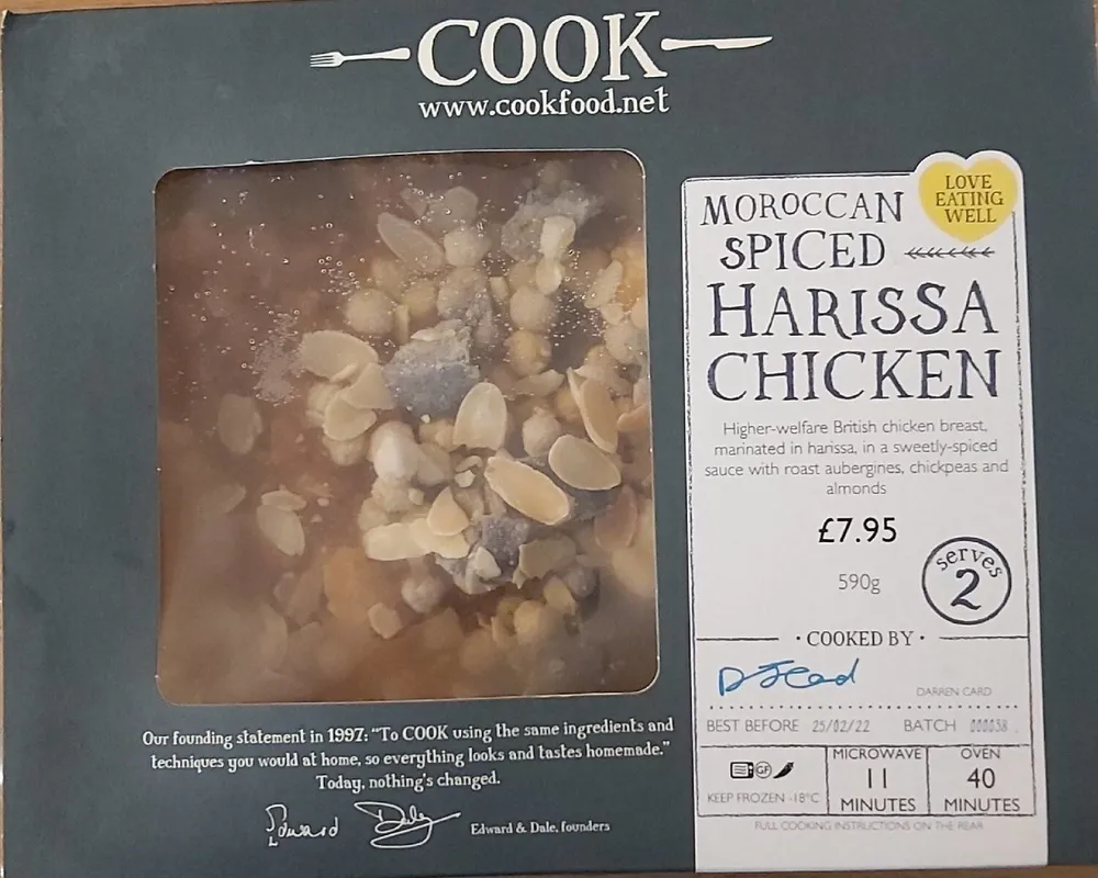 Moroccan spiced Harrisa Chicken