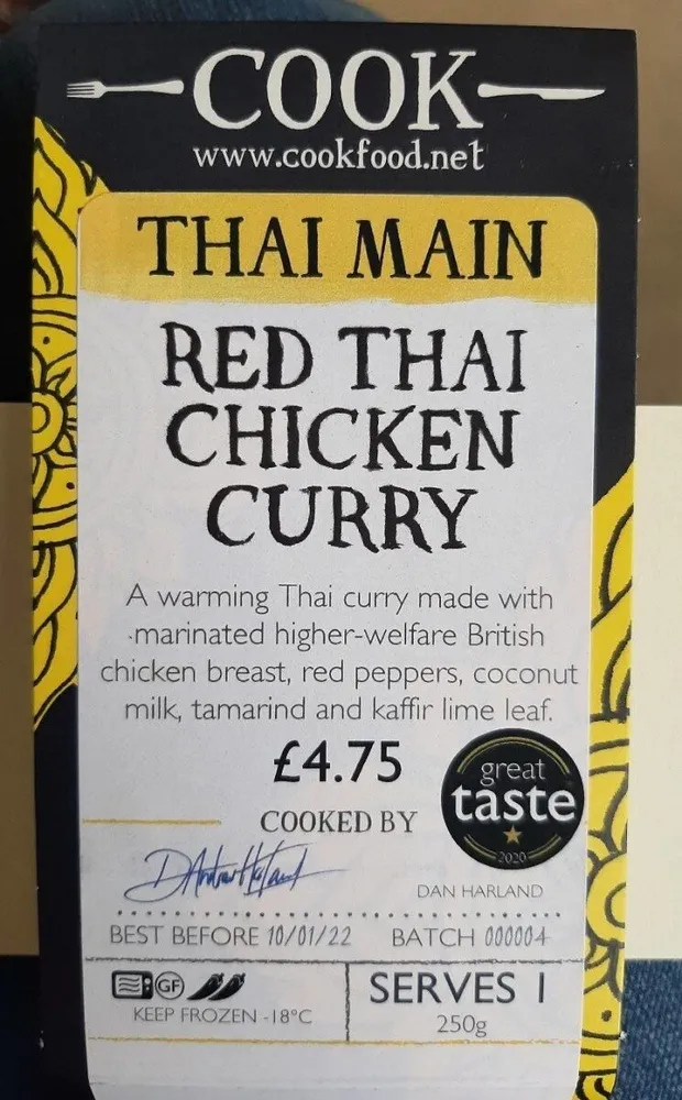 Red Thai Chicken Curry