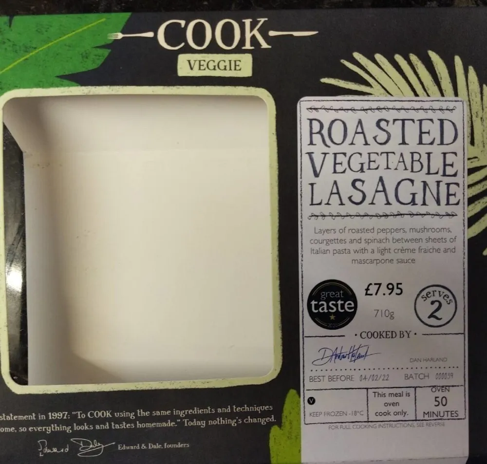 Roasted Vegetable lasagne