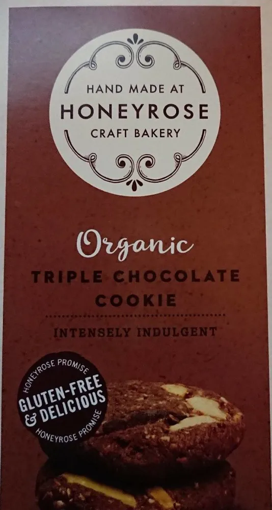 Organic triple chocolate cookie