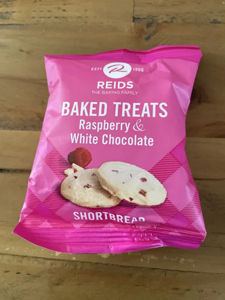 Raspberry & White Chocolate Shortbread