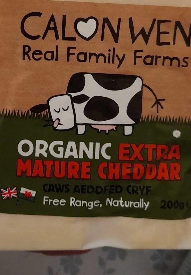Organic extra mature cheddar