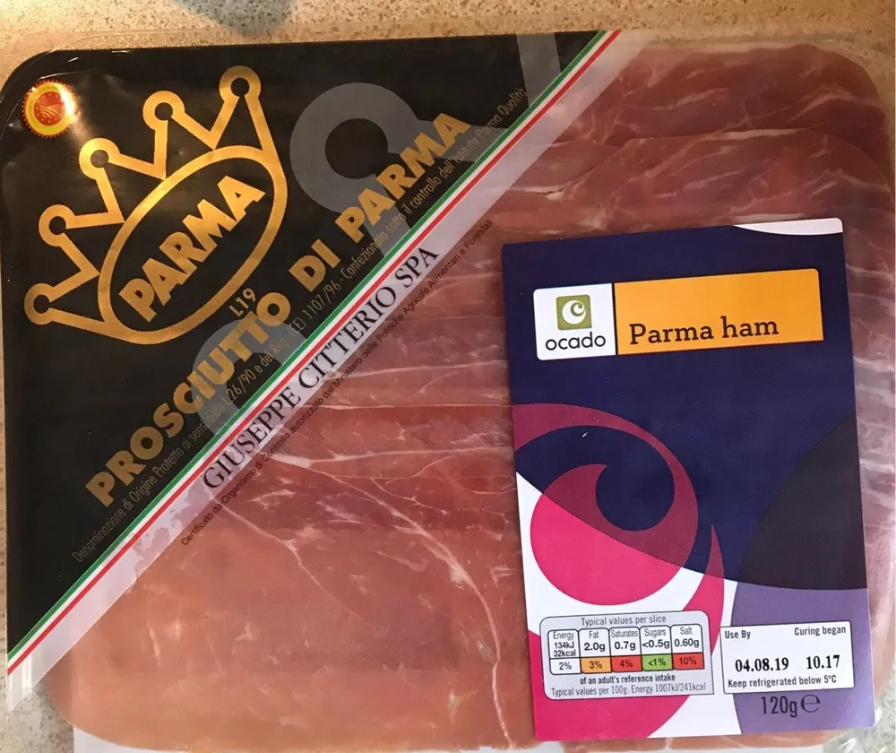 Parma ham Prosciutto di Parma