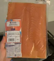 long sliced smoked salmon