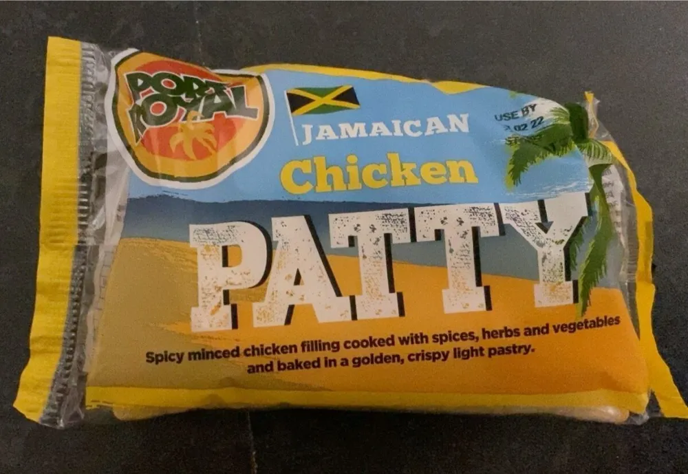 Jamaican chicken patty