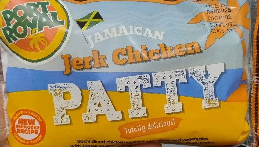 Jamaican Jerk Chicken Patty