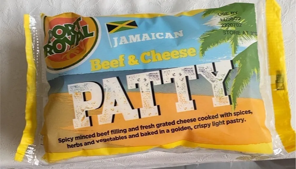 Beef and cheese patty