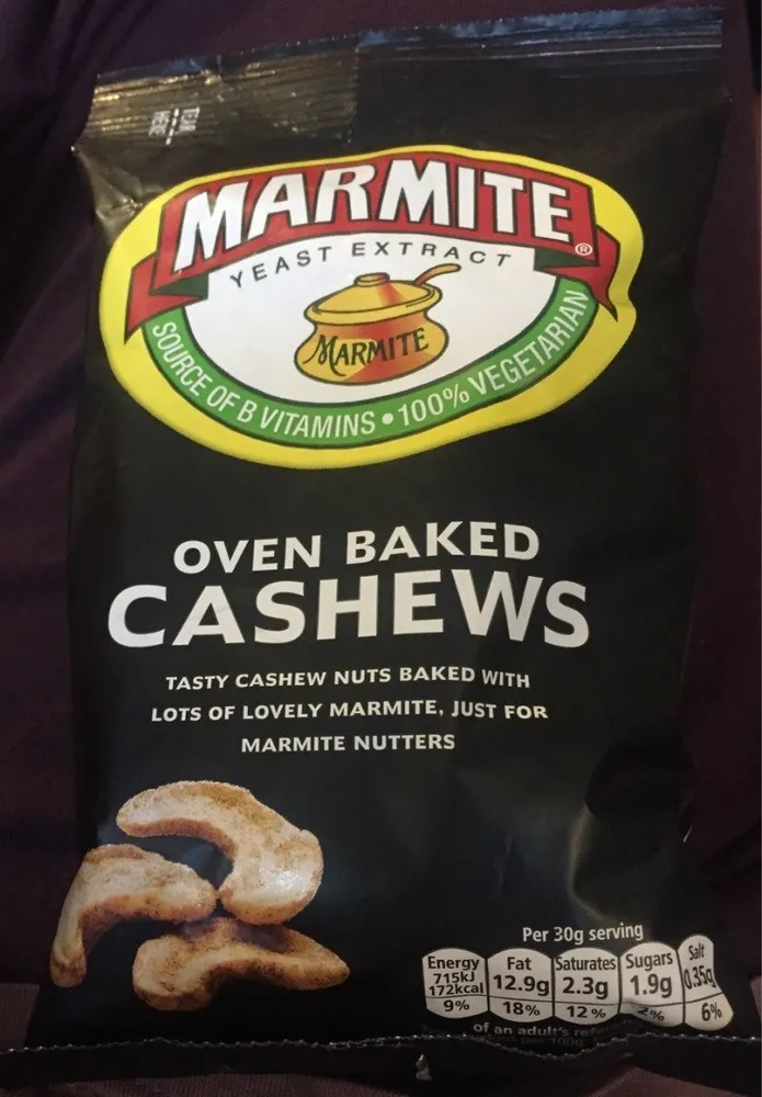 Marmite Cashews 90G