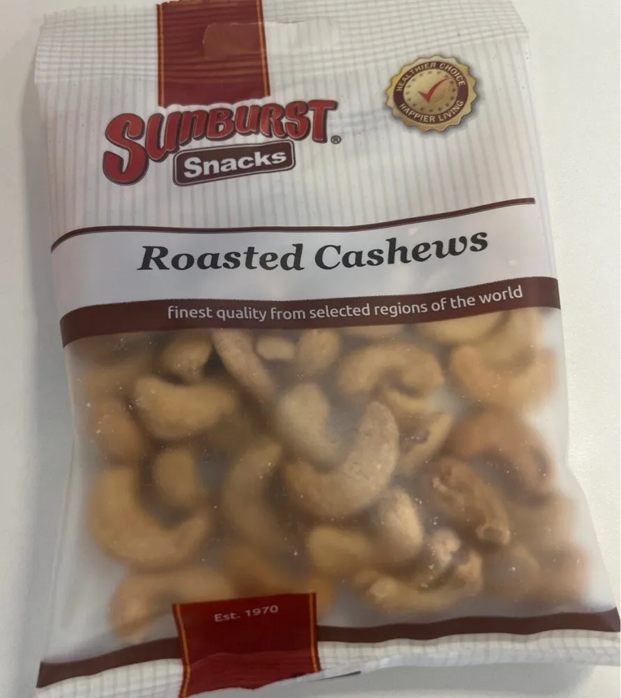 Sunburst roasted cashews