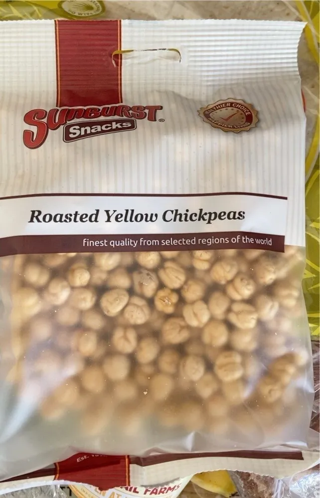 roasted yellow chickpeas