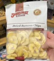 Dried banana chips