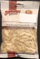 Dry roasted pumpkin seeds