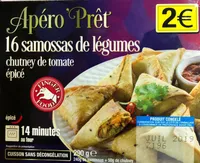 16 samossas de légumes