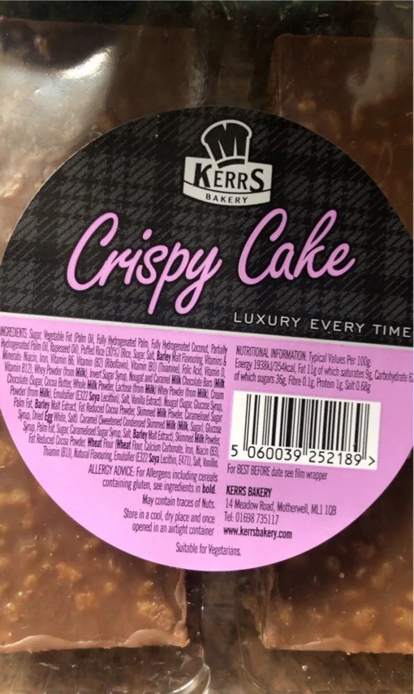 Crispy Cake