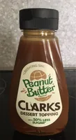 Clarks Peanut Butter Squeezy Dessert Topping 320G