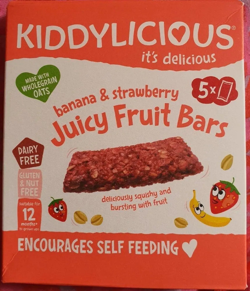 Banana & Strawberry Juicy Fruit Bars